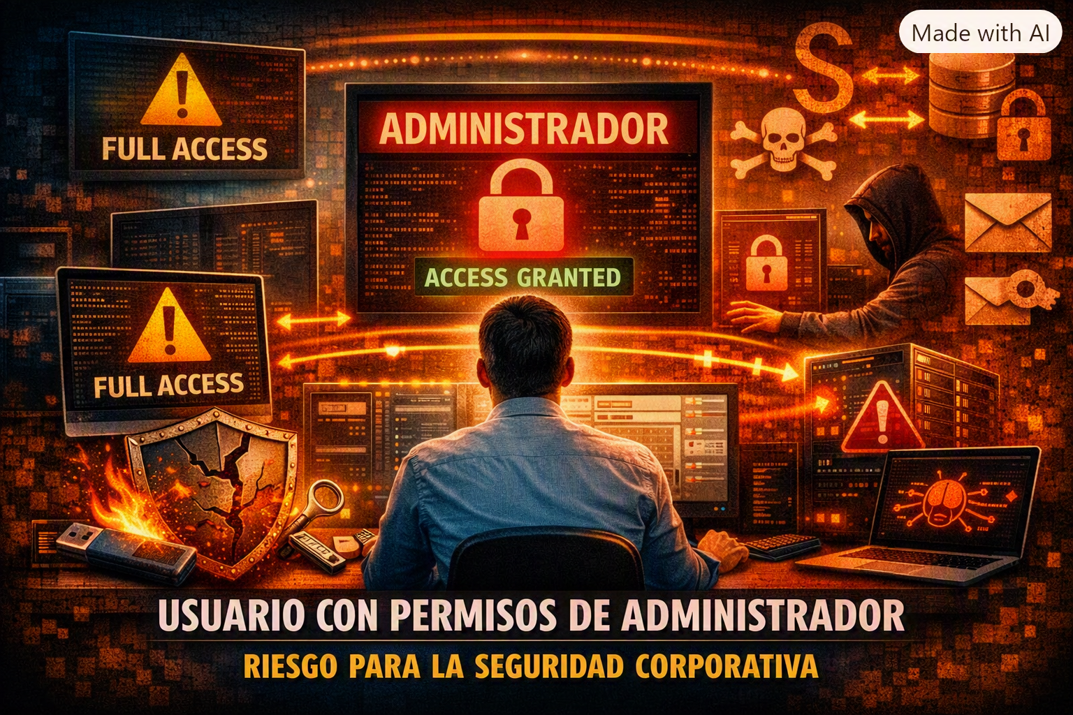 El usuario que era administrador: cuando la comodidad se convierte en riesgo