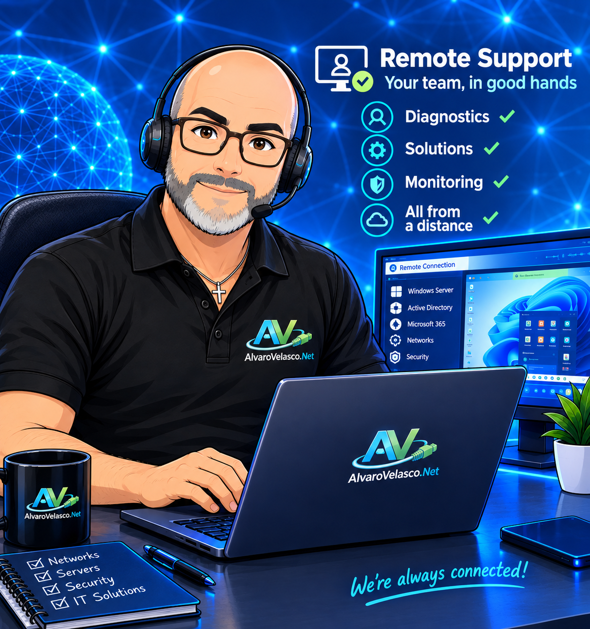 Remote Support - Always Connected - AVN Networks
